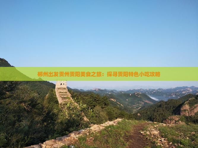郴州出发贵州贵阳美食之旅：探寻贵阳特色小吃攻略