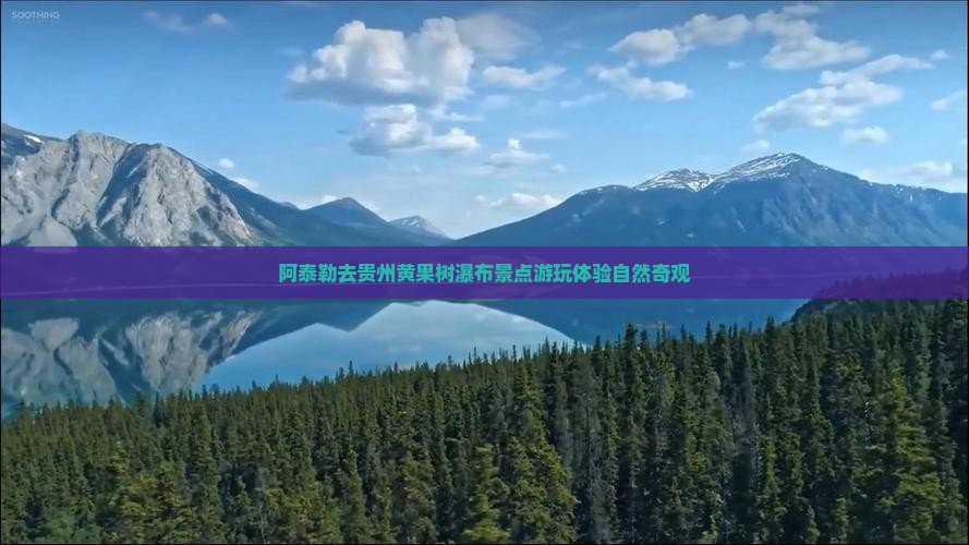 阿泰勒去贵州黄果树瀑布景点游玩体验自然奇观