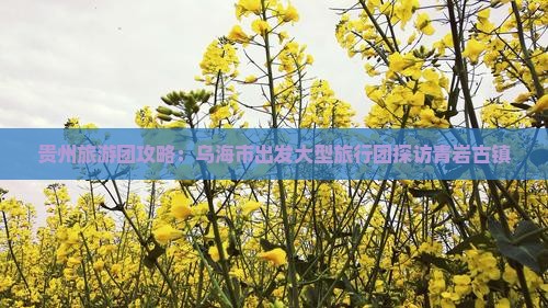 贵州旅游团攻略：乌海市出发大型旅行团探访青岩古镇
