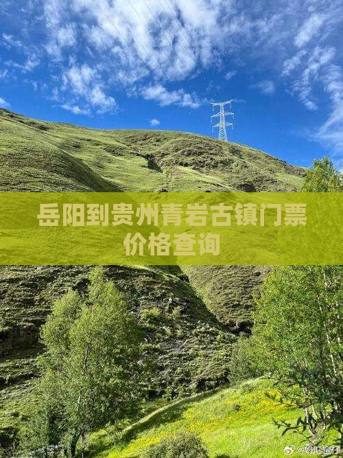 岳阳到贵州青岩古镇门票价格查询