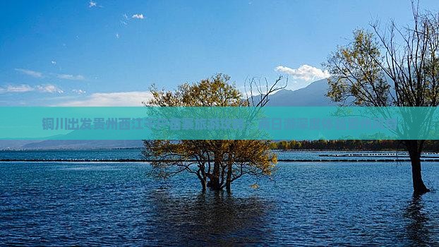铜川出发贵州西江千户苗寨旅游攻略：两日游深度体验贵州风情