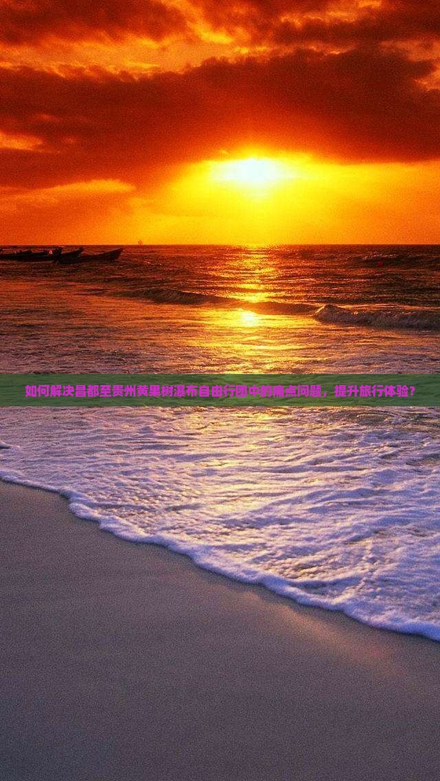 如何解决昌都至贵州黄果树瀑布自由行团中的痛点问题，提升旅行体验？