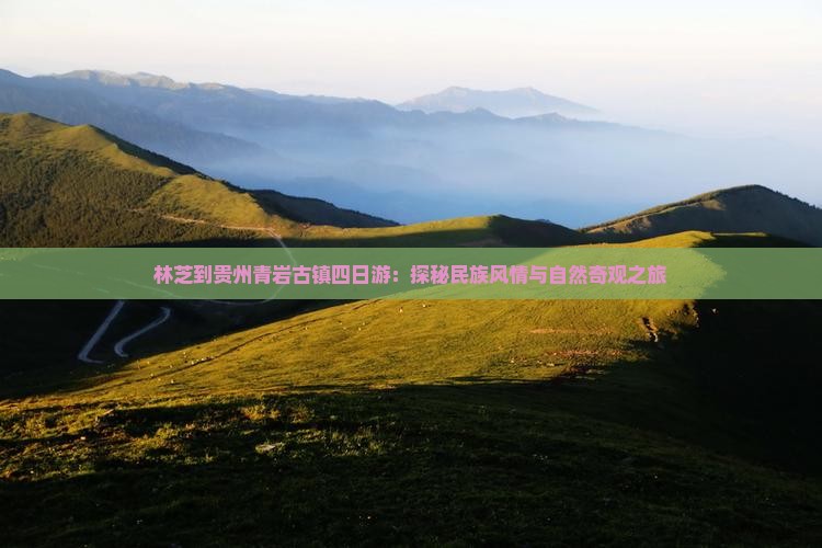 林芝到贵州青岩古镇四日游：探秘民族风情与自然奇观之旅