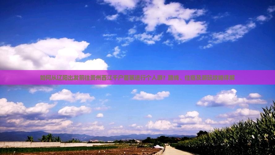 如何从辽阳出发前往贵州西江千户苗寨进行个人游？路线、住宿及游玩攻略详解