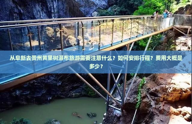 从阜新去贵州黄果树瀑布旅游需要注意什么？如何安排行程？费用大概是多少？