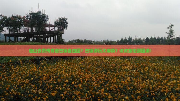 唐山去贵州青岩古镇自由团？古镇游玩太麻烦？试试旅拍跟团游！