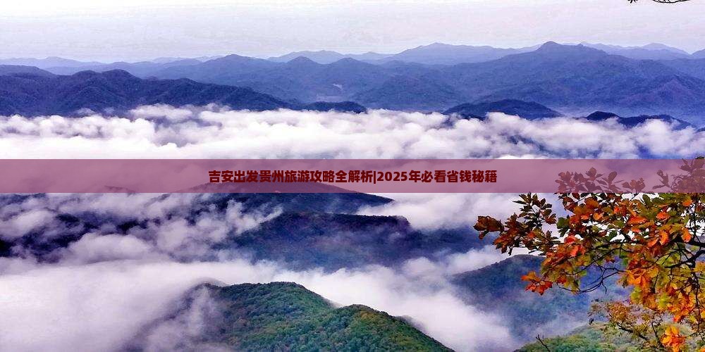 吉安去贵州门票