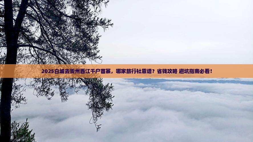 白城到贵州西江千户苗寨旅行社