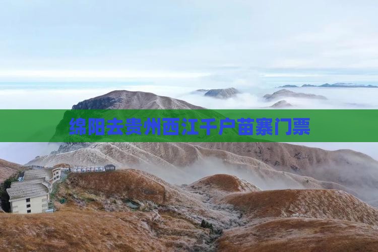 绵阳去贵州西江千户苗寨门票