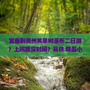 宜春到贵州黄果树瀑布二日游？上班族没时间？高铁+精品小团+私厨体验