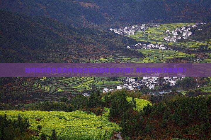 如何规划百色至贵州青岩古镇的团体旅游行程？有哪些特色活动推荐？