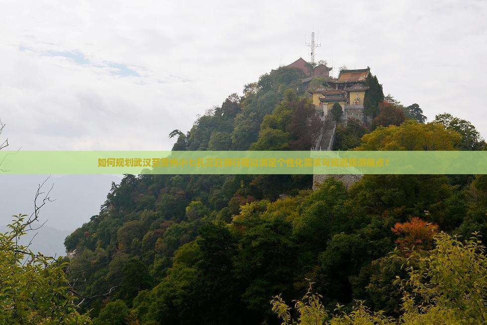 如何规划武汉至贵州小七孔三日游行程以满足个性化需求与规避旅游痛点？