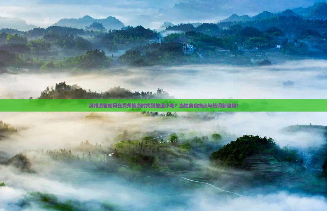 滨州游客如何在贵州旅游时找到地道小吃？当地美食痛点与热词新趋势！