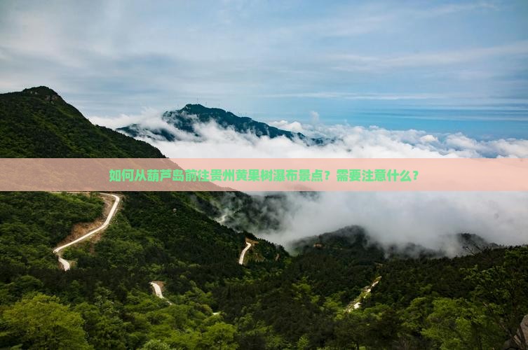 如何从葫芦岛前往贵州黄果树瀑布景点？需要注意什么？