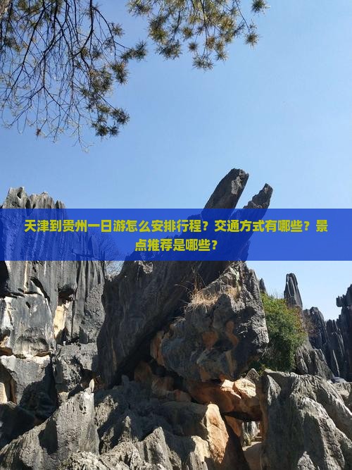 天津到贵州一日游怎么安排行程？交通方式有哪些？景点推荐是哪些？