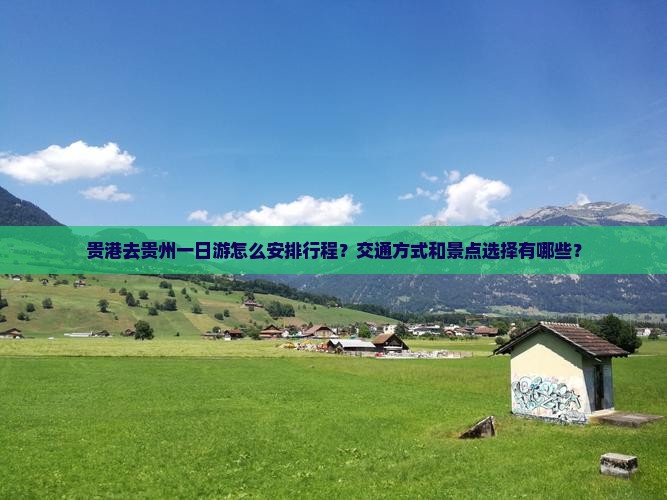 贵港去贵州一日游怎么安排行程？交通方式和景点选择有哪些？
