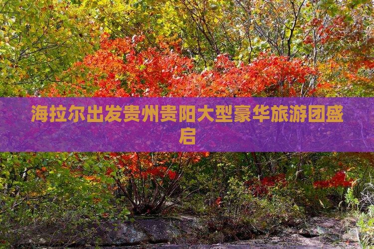 海拉尔出发贵州贵阳大型豪华旅游团盛启