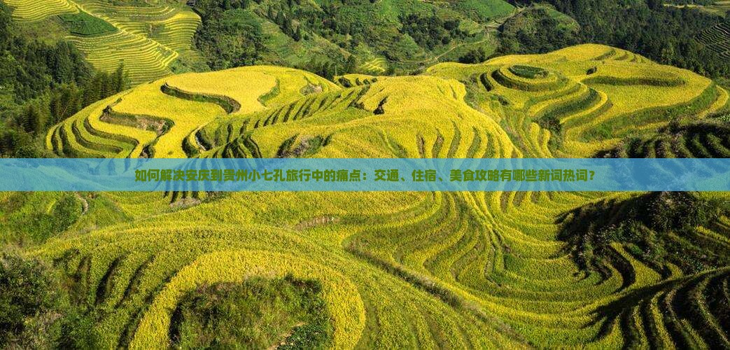 如何解决安庆到贵州小七孔旅行中的痛点：交通、住宿、美食攻略有哪些新词热词？