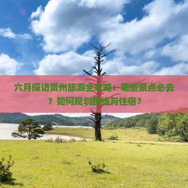 六月探访贵州旅游全攻略：哪些景点必去？如何规划路线与住宿？