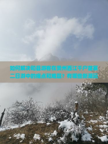 如何解决和县游客在贵州西江千户苗寨二日游中的痛点和难题？有哪些新潮玩法和必备攻略？