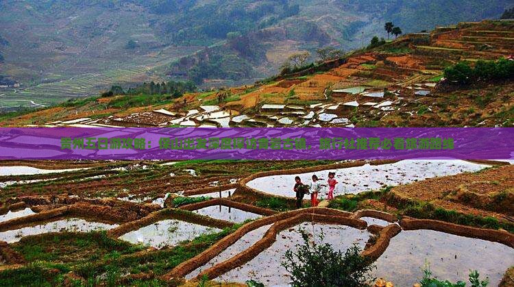 贵州五日游攻略：保山出发深度探访青岩古镇，旅行社推荐必看旅游路线