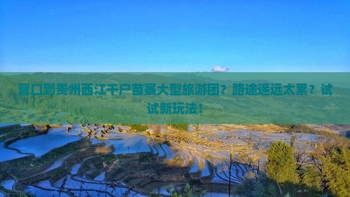 营口到贵州西江千户苗寨大型旅游团？路途遥远太累？试试新玩法！