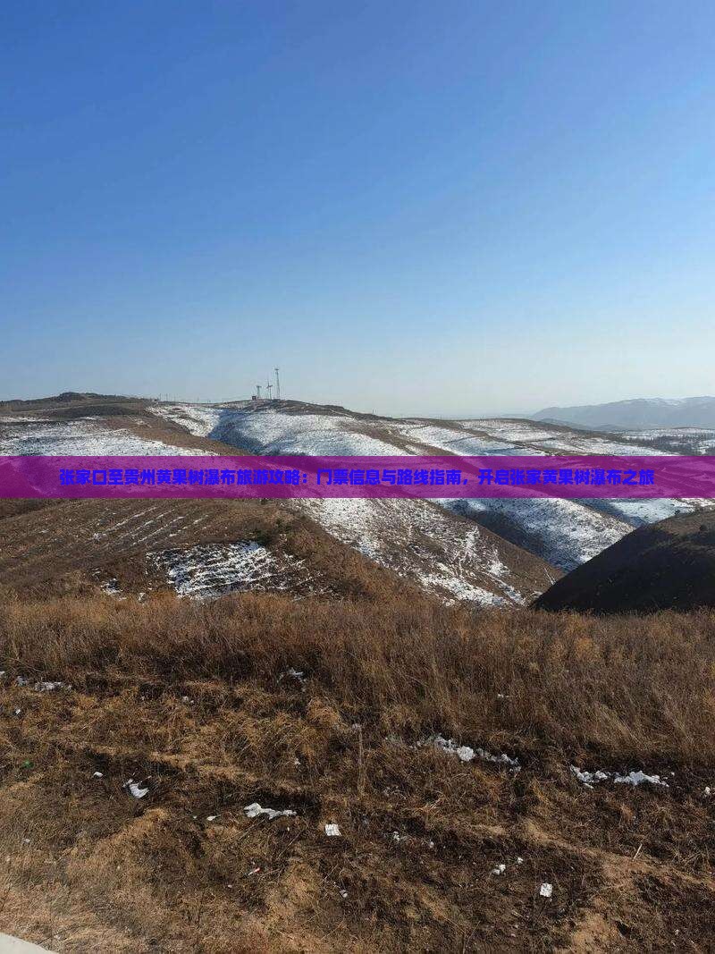 张家口至贵州黄果树瀑布旅游攻略：门票信息与路线指南，开启张家黄果树瀑布之旅