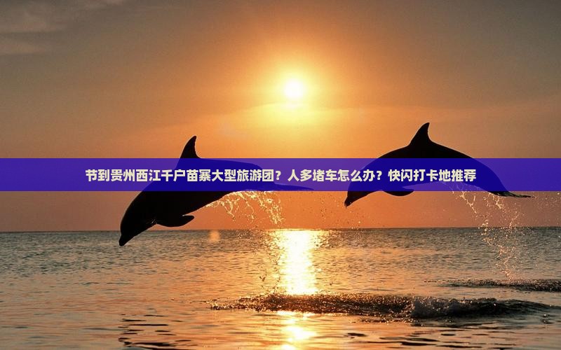 节到贵州西江千户苗寨大型旅游团？人多堵车怎么办？快闪打卡地推荐