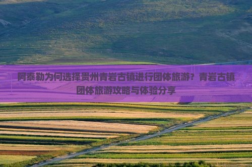 阿泰勒为何选择贵州青岩古镇进行团体旅游？青岩古镇团体旅游攻略与体验分享