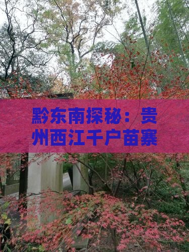 黔东南探秘：贵州西江千户苗寨必游胜地