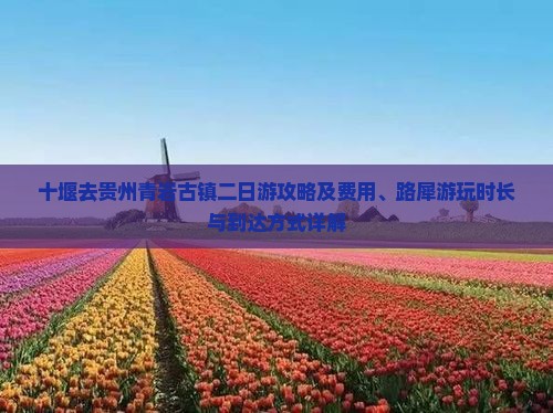 十堰去贵州青岩古镇二日游攻略及费用、路犀游玩时长与到达方式详解