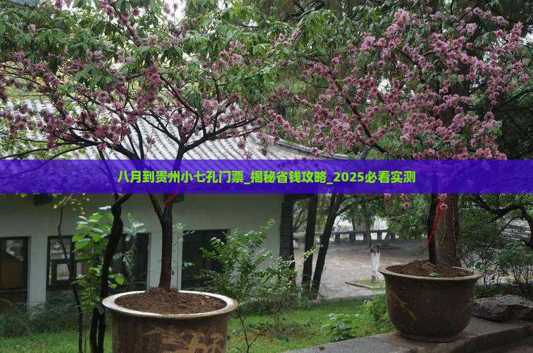 八月到贵州小七孔门票
