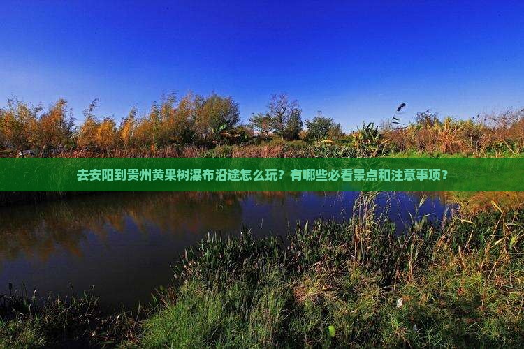 去安阳到贵州黄果树瀑布沿途怎么玩？有哪些必看景点和注意事项？