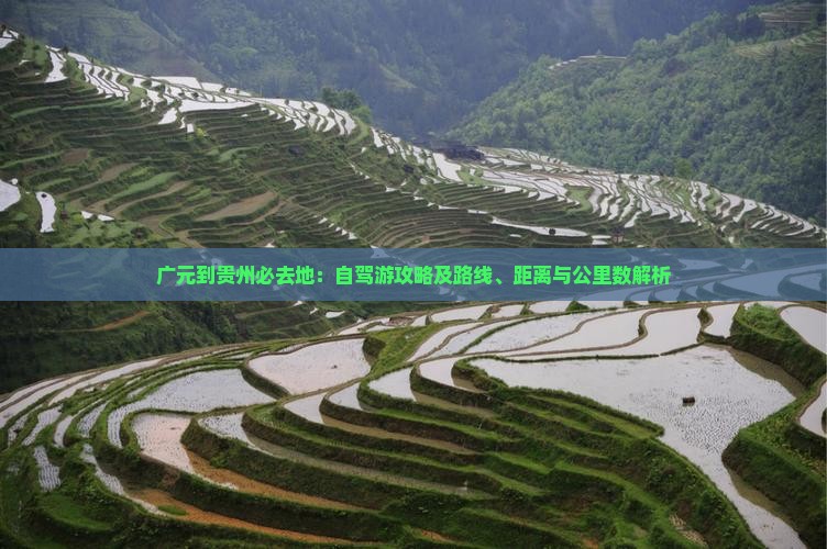广元到贵州必去地：自驾游攻略及路线、距离与公里数解析