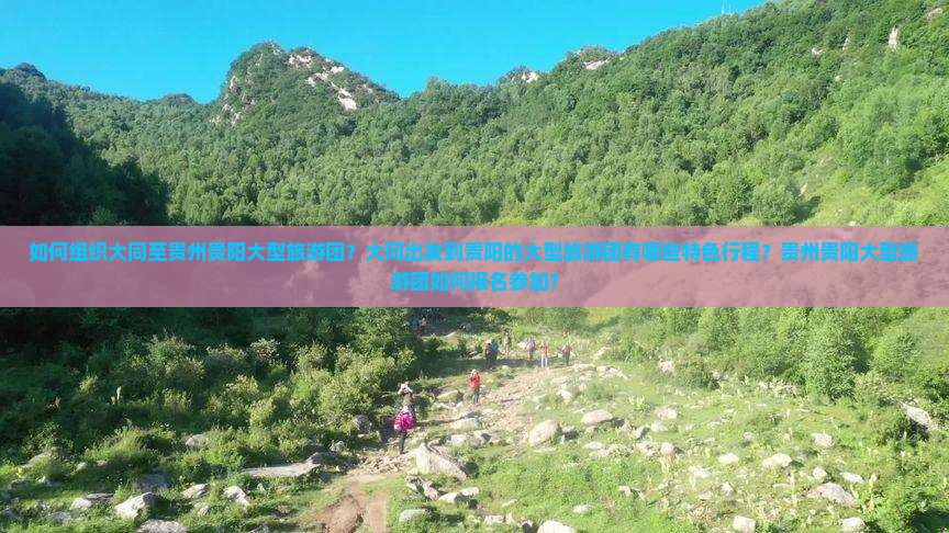 如何组织大同至贵州贵阳大型旅游团？大同出发到贵阳的大型旅游团有哪些特色行程？贵州贵阳大型旅游团如何报名参加？