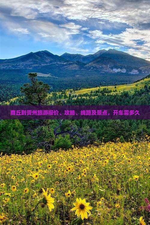 商丘到贵州旅游报价、攻略、线路及景点，开车需多久