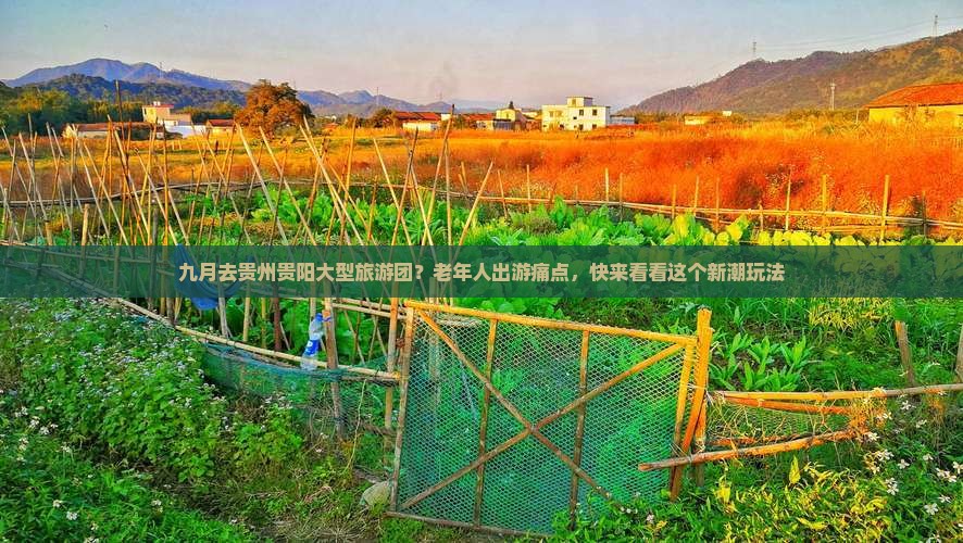 九月去贵州贵阳大型旅游团？老年人出游痛点，快来看看这个新潮玩法