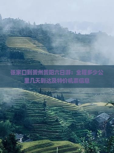 张家口到贵州贵阳六日游：全程多少公里几天到达及特价机票信息