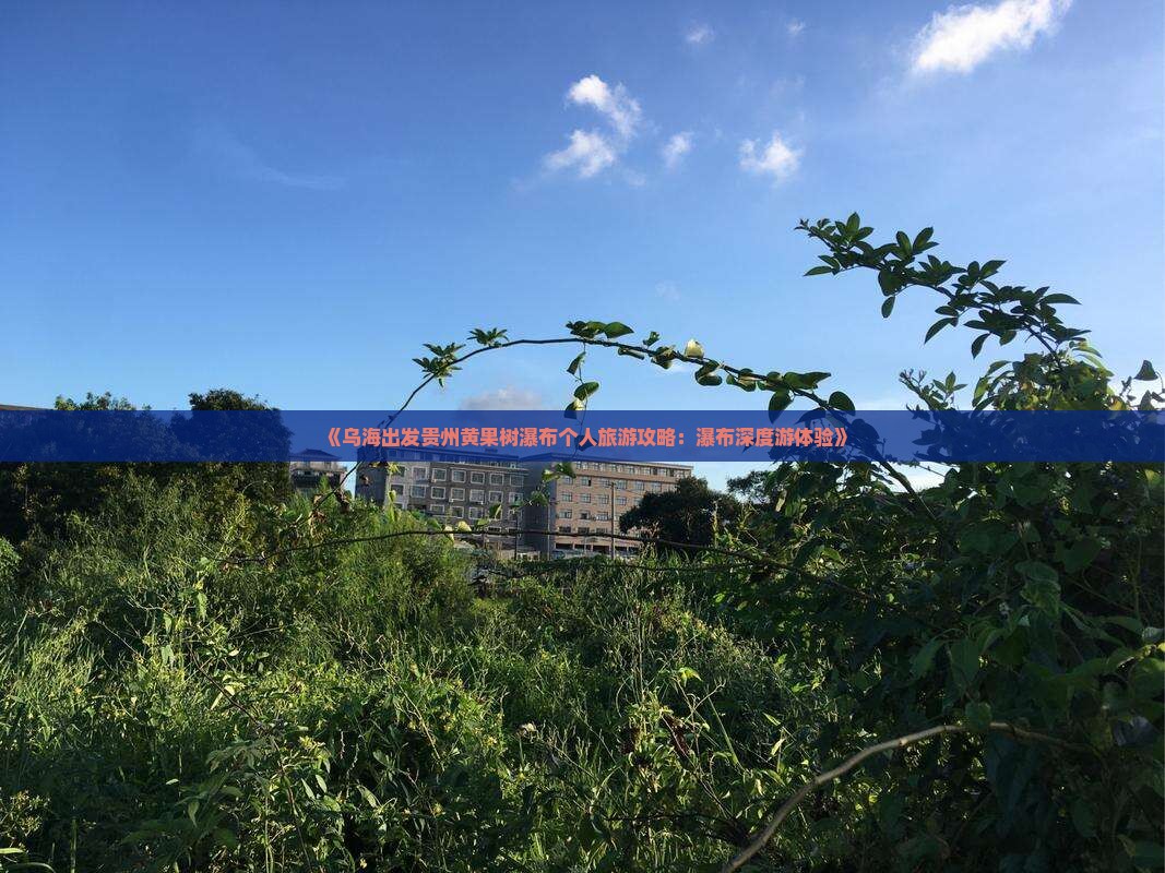 《乌海出发贵州黄果树瀑布个人旅游攻略：瀑布深度游体验》