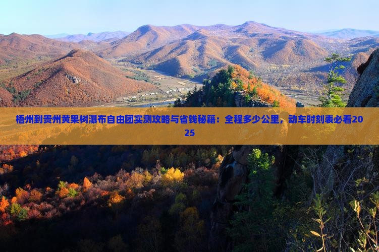梧州到贵州黄果树瀑布自由团
