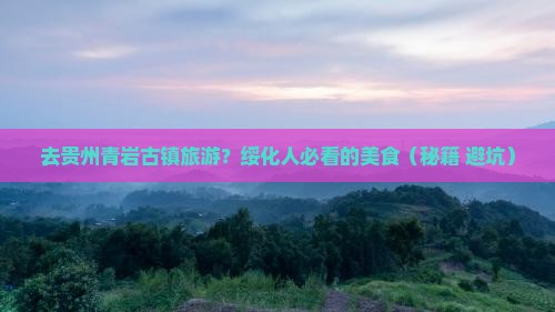 绥化去贵州青岩古镇旅游小吃