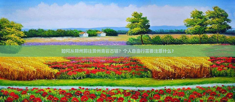 如何从朔州前往贵州青岩古镇？个人自由行需要注意什么？