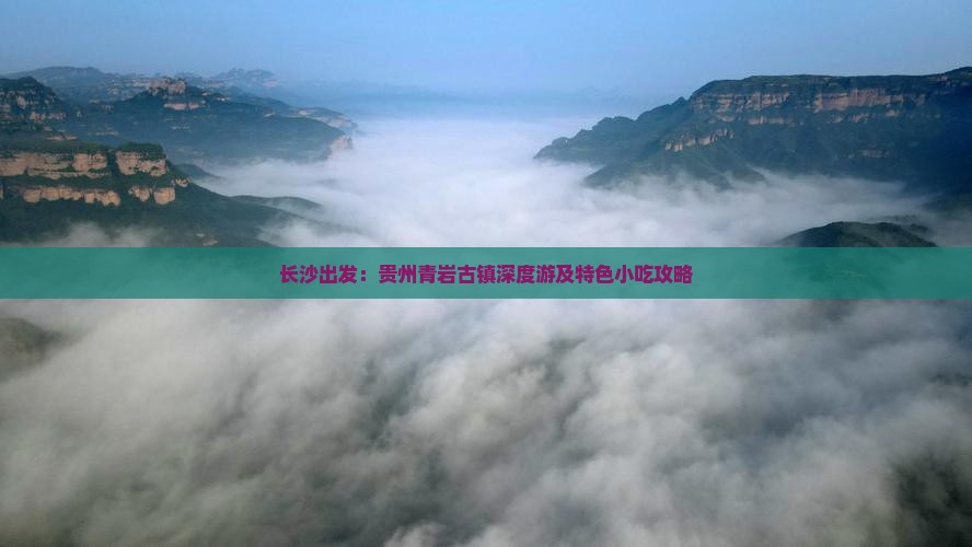 长沙出发：贵州青岩古镇深度游及特色小吃攻略