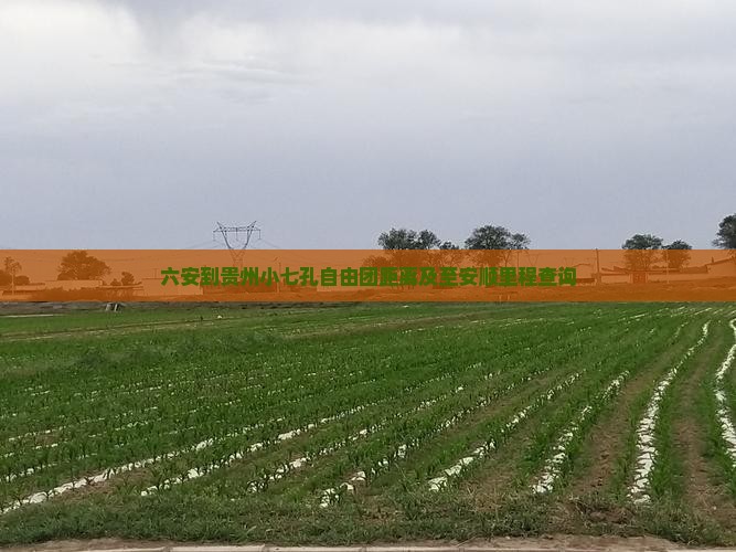 六安到贵州小七孔自由团距离及至安顺里程查询