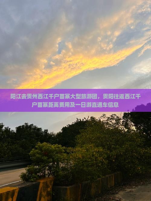 阳江去贵州西江千户苗寨大型旅游团