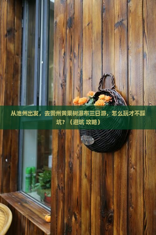 池州去贵州黄果树瀑布三日游