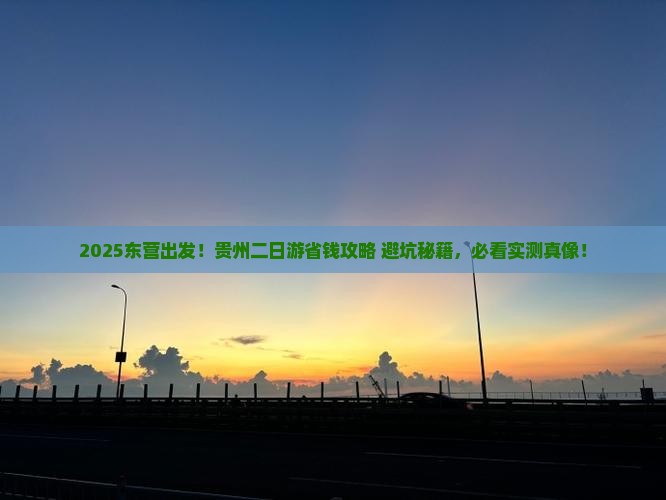东营到贵州二日游