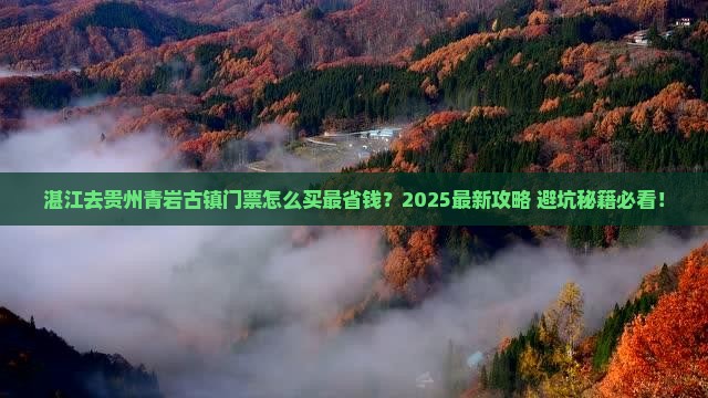 湛江去贵州青岩古镇门票