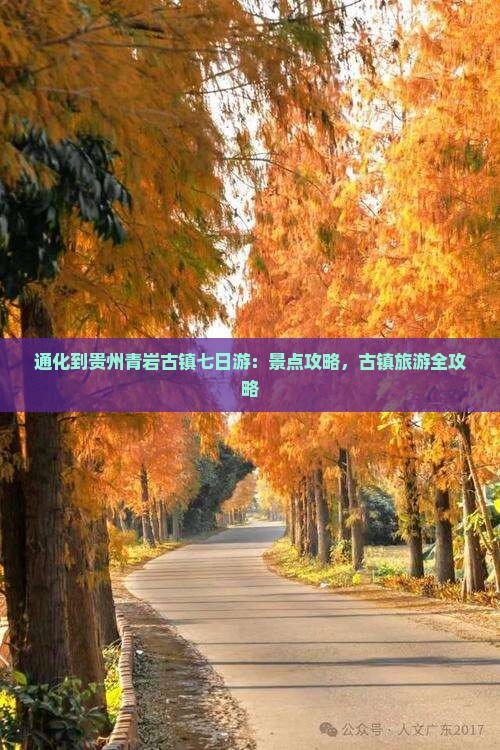 通化到贵州青岩古镇七日游