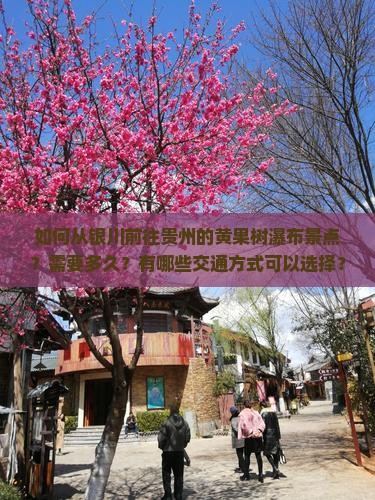 如何从银川前往贵州的黄果树瀑布景点？需要多久？有哪些交通方式可以选择？